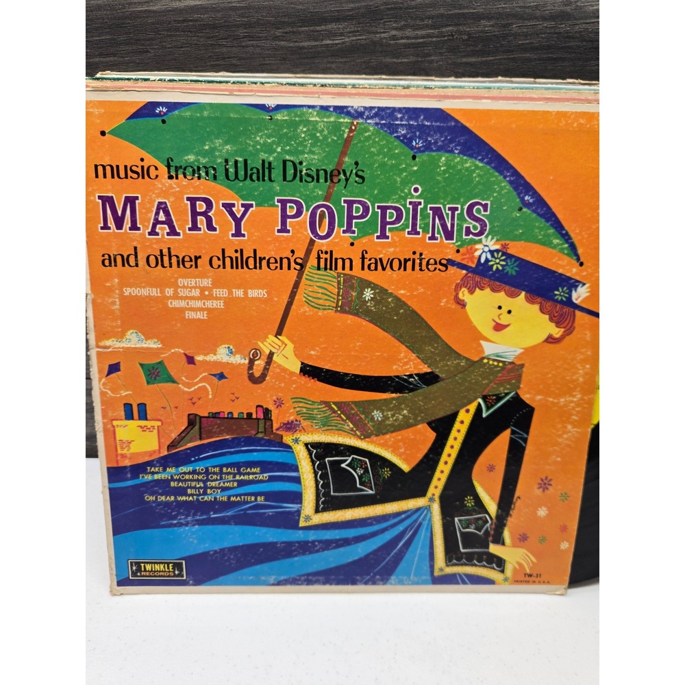 Twinkle Records Mary Poppins and Other Childrens Film Favorites Vinyl LP TW-31